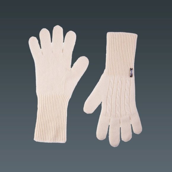 white winter gloves | Best winter gloves | Cashmere wool gloves | Hand gloves - Picture 3 of 9